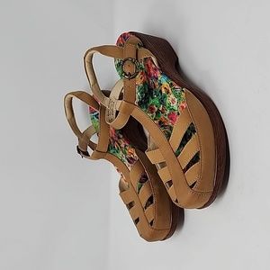 Alegria Summer Cognac Women's Shoes Size 9.5